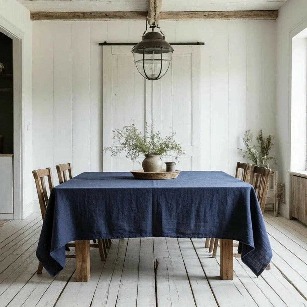 Linen Soft Tablecloth - Kitchen Decor - Table Linen