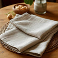 Organic 100% Flax Napkins. Soft Stonewashed Wedding Napkin. Kitchen Decor. Table Linen